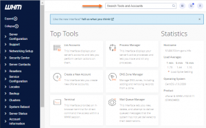Setting Private Name Servers as Default to All Accounts in WHM